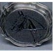 4-1/4" Horse Coaster/Ashtray (Set Of 4)